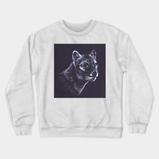 Thylacine portrait Crewneck Sweatshirt